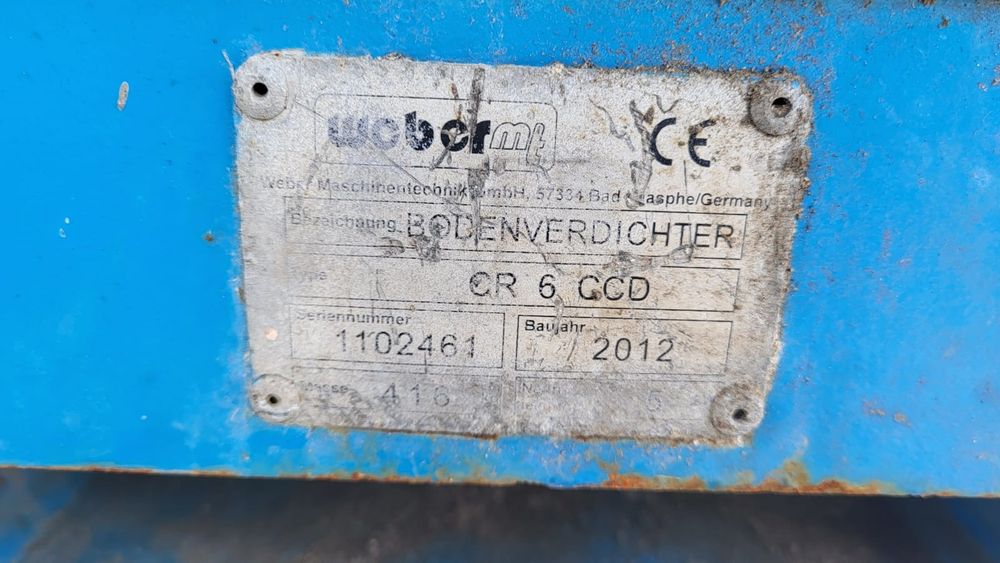 Zagęszczarka Weber CR 6