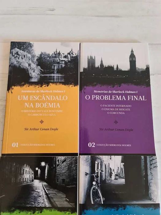 Coleção de Livros Sherlock Holmes Books
