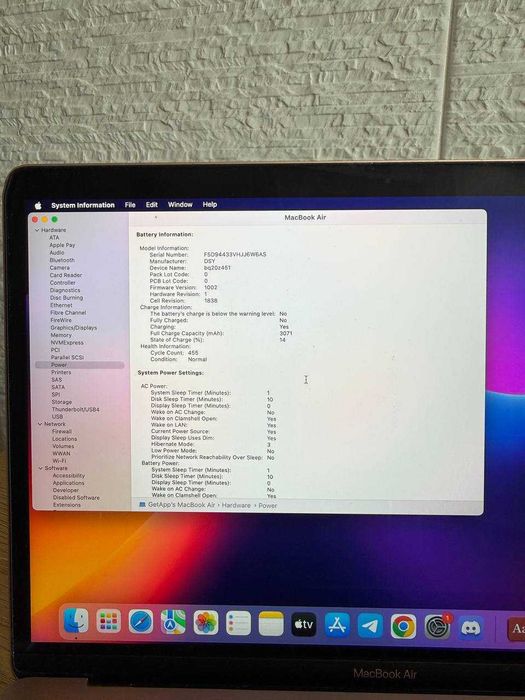 БУ Macbook Air 2019