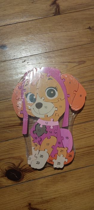 Puzzle drewniane - Psi patrol - skye