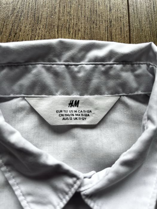 Koszula chlopieca biała rozm. 152