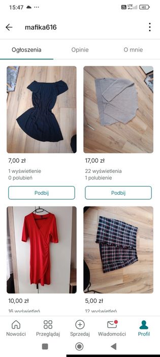 Duży zestaw ubrań rózne rozmiary