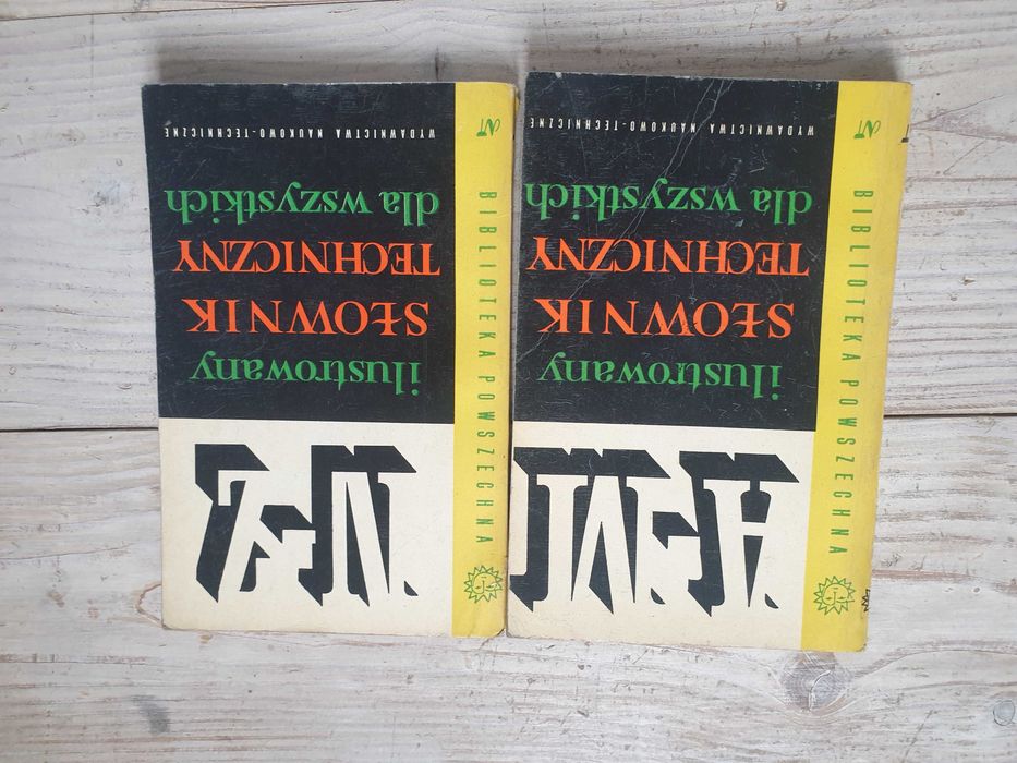 Ilustrowany słownik techniczny dla wszystkich 1962 2 tomy
