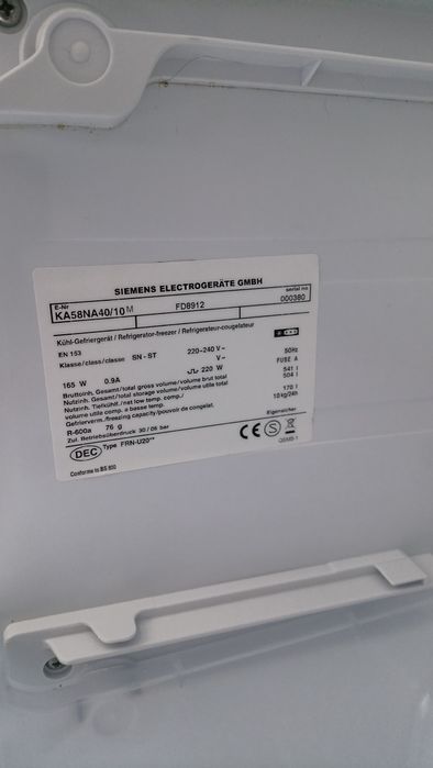 Холодильник Siemens Side-by-Side No Frost 180×90 см модель з Швеції