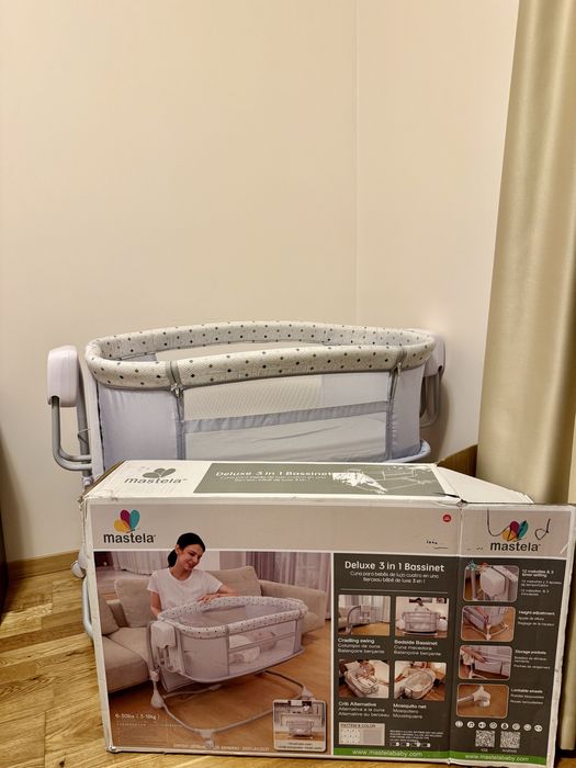 Приставне ліжко Mastela з автозаколисуванням 8601