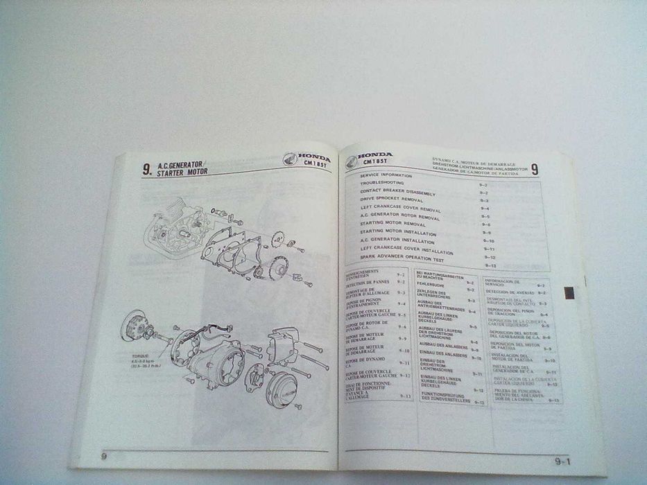 Manual Tecnico Oficial Honda CM 125T - 185T