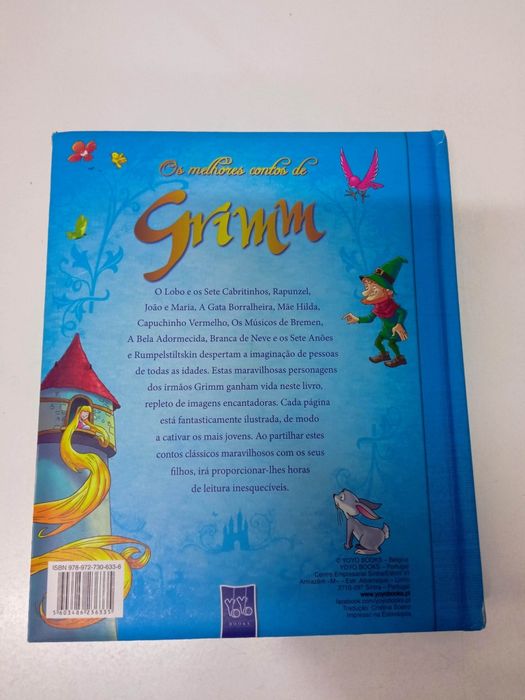 Livro infantil - Os melhores contos de Grimm