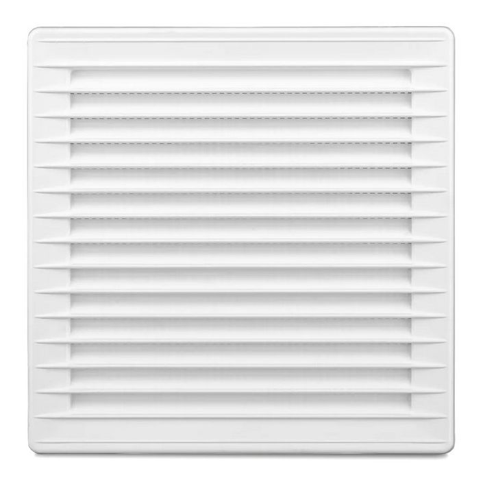 Kratka Wentylacyjna Z Siatką 170*170, Fi 125 Biały AirRoxy