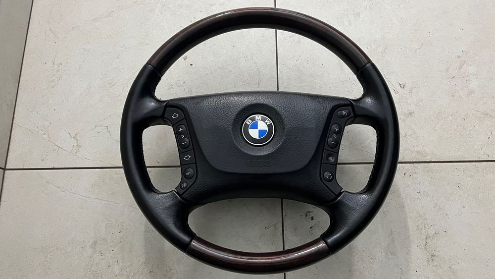 Руль е38 е39 е53 рестайл
BMW OEM Wood & Leather E38 E39 E46 E53