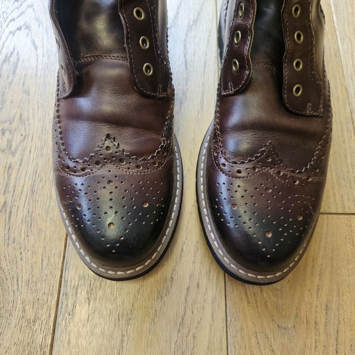 Brązowe skórzane trzewiki Clarks Batcombe