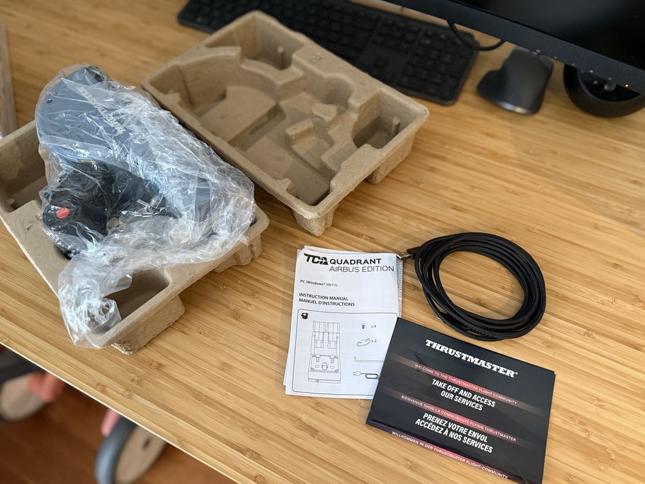 Thrustmaster TCA Quadrant Airbus edition + Add on