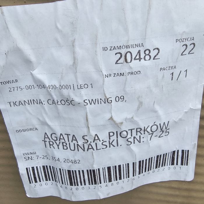 Nowa sofa amerykanka Leo 1 rozkładana z pojemnikiem