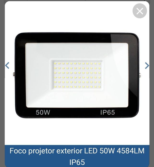 Holofote 50W exterior