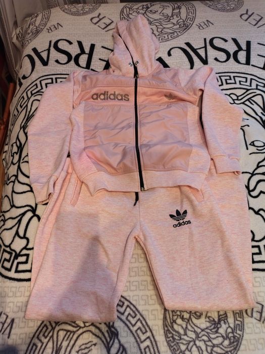 Dres damski adidas różowy ocieplany s/m