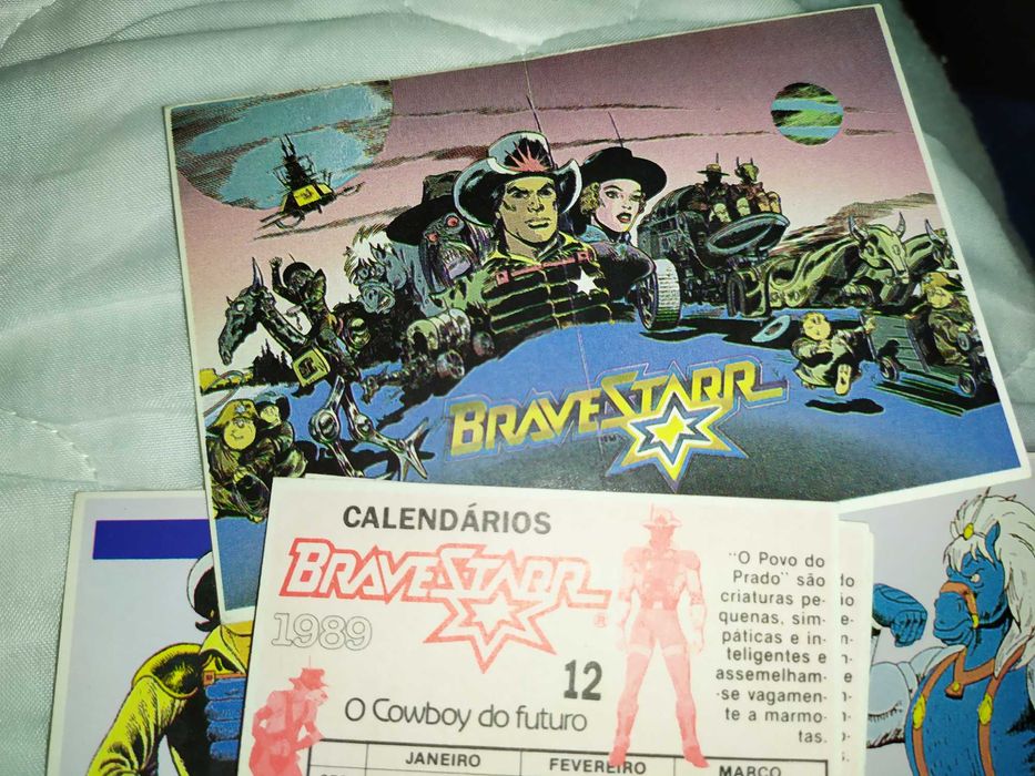 Bravestarr - 1989 - calendários