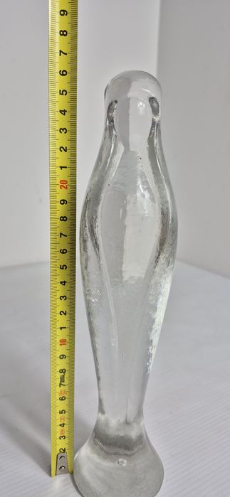 Elegancka Szklana Rzeźba – Madonna / Abstrakcyjna Figura 26 cm