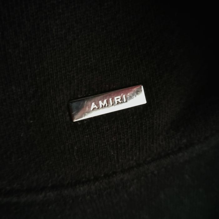 Amiri Script Pegasus Hoodie Black