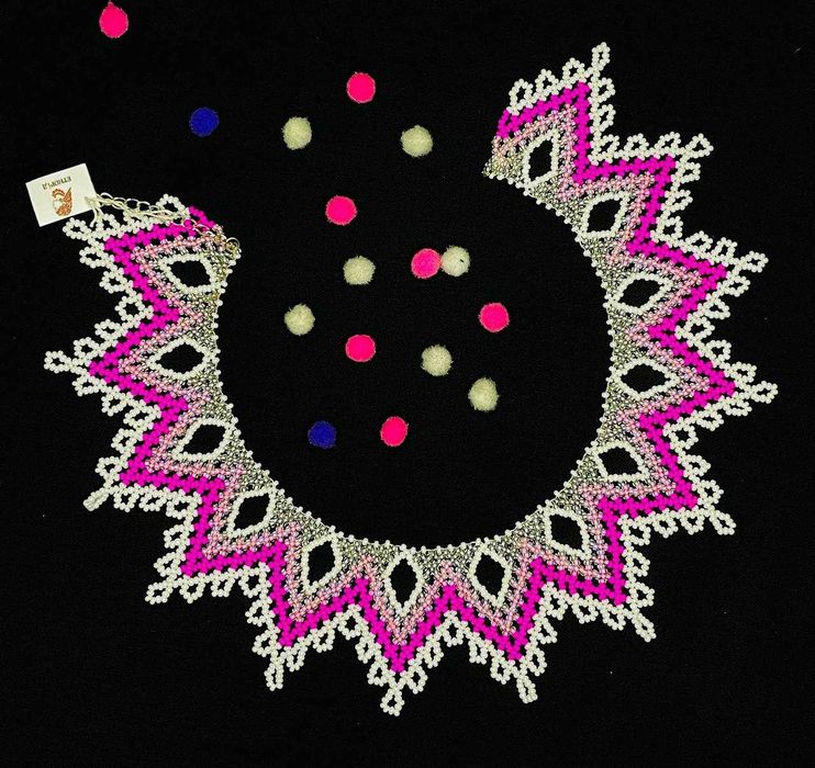 Чокер силянка "Рожевий Спалах"