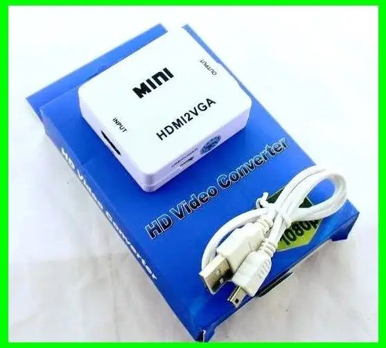 Переходник VGA на HDMI конвертер для ПК,