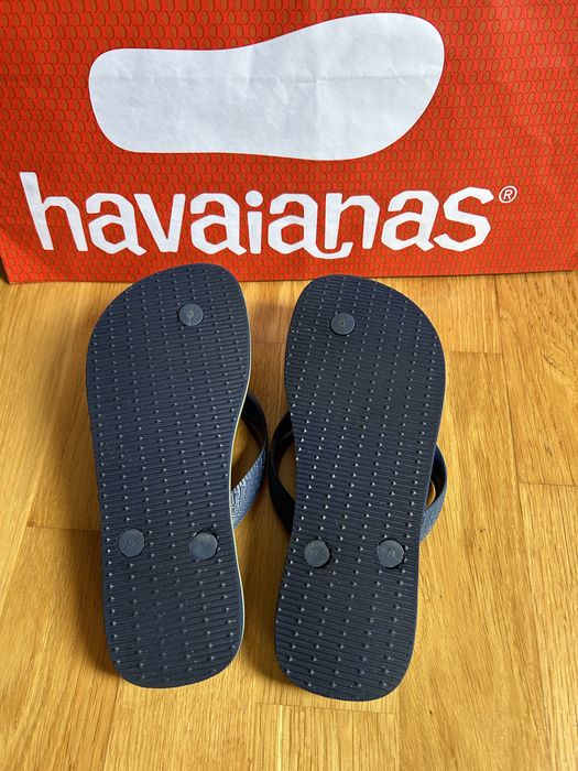 Havaianas azuis Brasil Logo