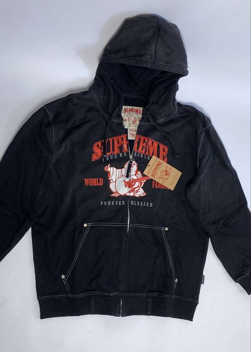 ‼️БЕЗ ПЕРЕДОПЛАТ‼️ Зіп Худі True Religion x Supreme