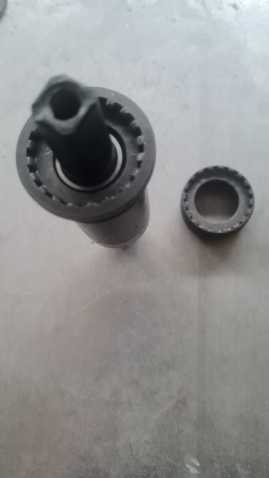 Eixo para bicicleta para roda pedaleira.