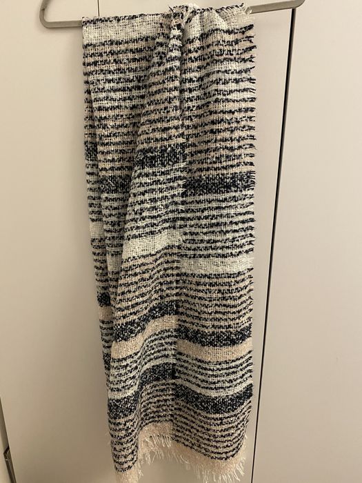 Szal ciepły wielokolorowy