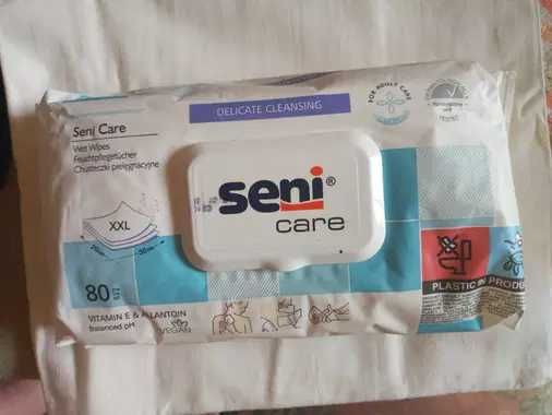 Вологі серветки для догляду за тілом Seni Care 80шт