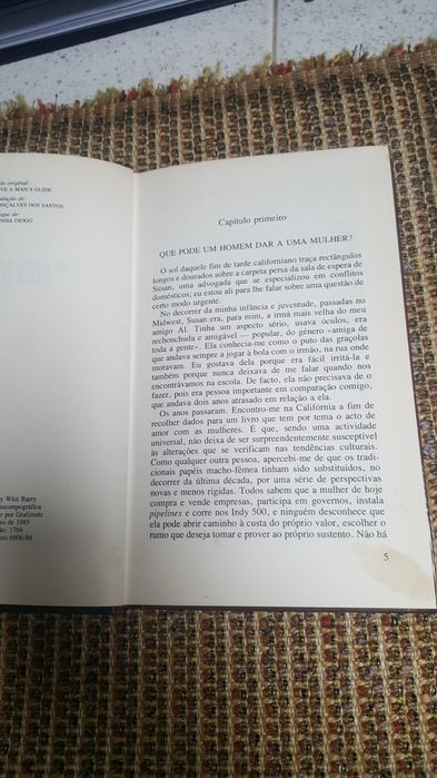 Livro Um Guia Masculino para o Amor