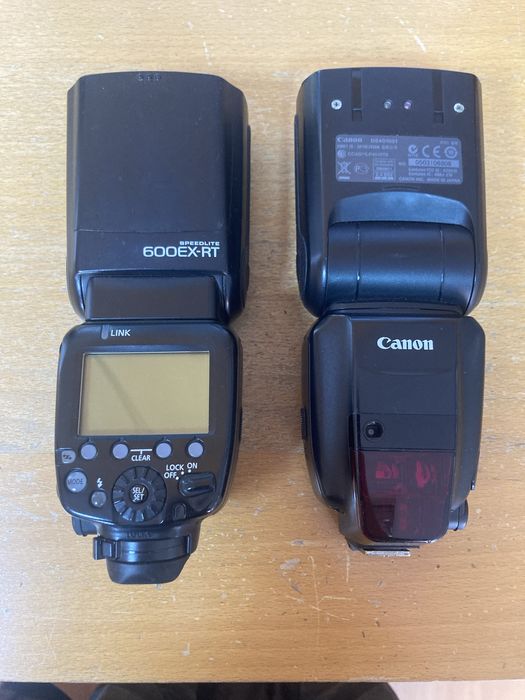 2x Canon speedlite 600ex-rt