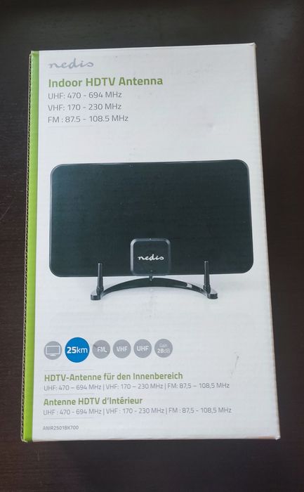 Antena interior TDT nedis como nova