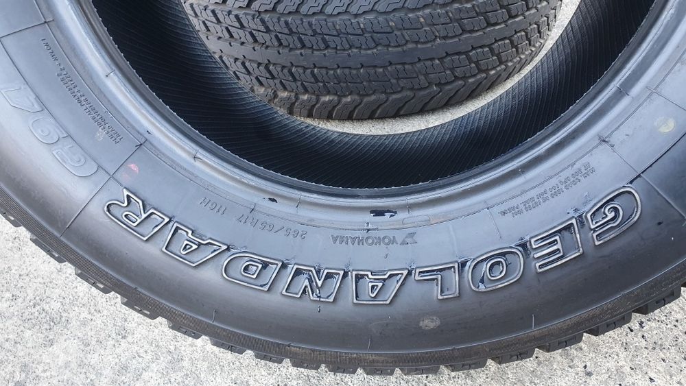 285/65 R17  4шт Yokohama (Йокохама) Авторезина, шини.