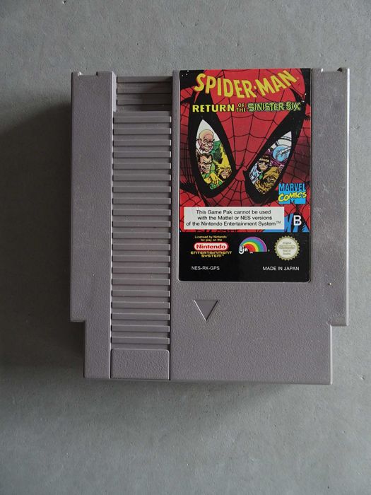 Jogos NES - Spider Man -  Return of the sinister six