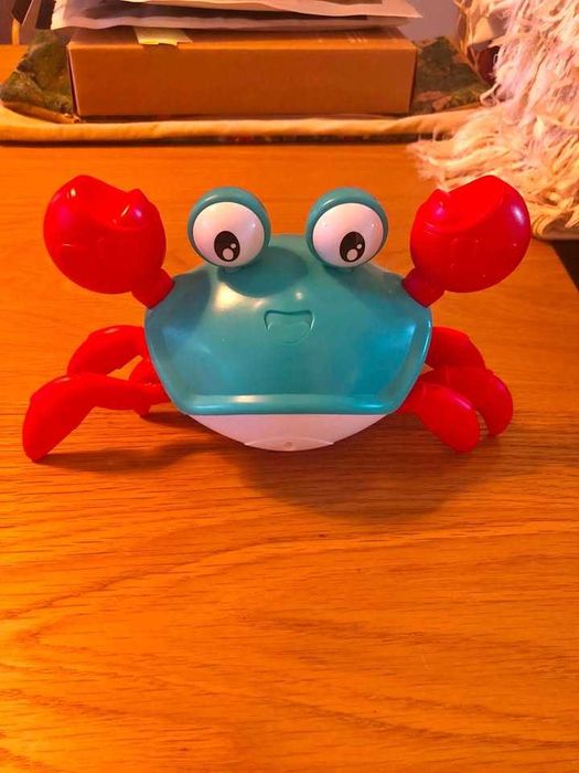 Musical Crawling Crab Toy for pets and kids