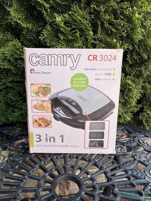 Багатофункціональна вафельниця 3 в 1 Camry CR 3024