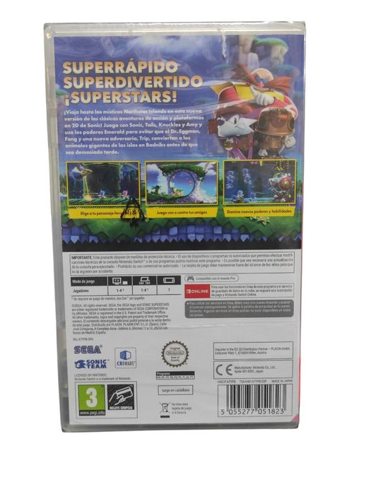 Na Lewara Gra Nintendo Switch Sonic Superstars