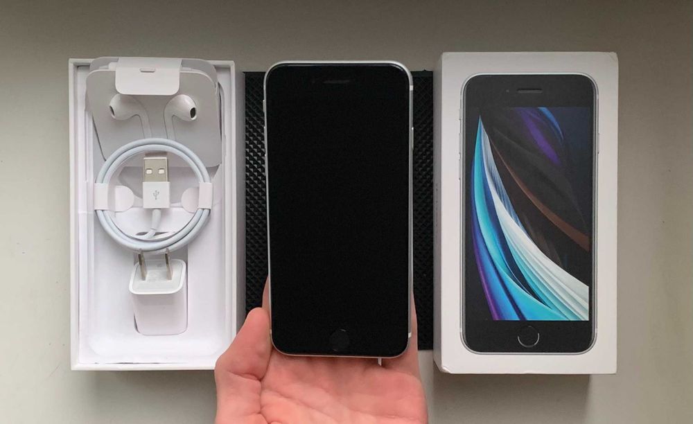 НОВЫЙ - iPhone SE 2020 128 гб - NEVERLOCK - 100% АКБ - WHITE