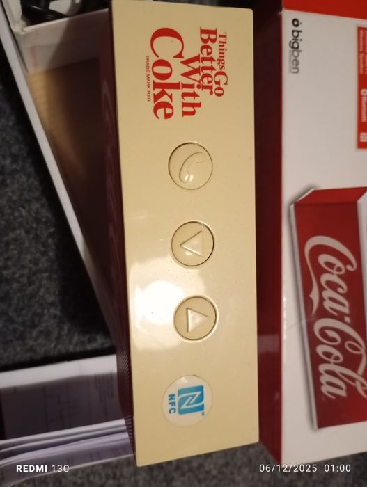 Coluna de som Coca-Cola Bluetooth Bigben