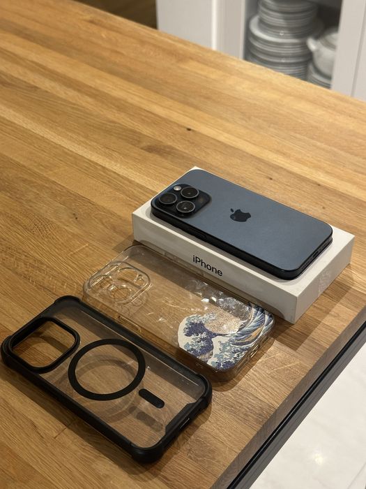 iPhone 15 Pro Blue Titanium 128GB jak nowy!!
