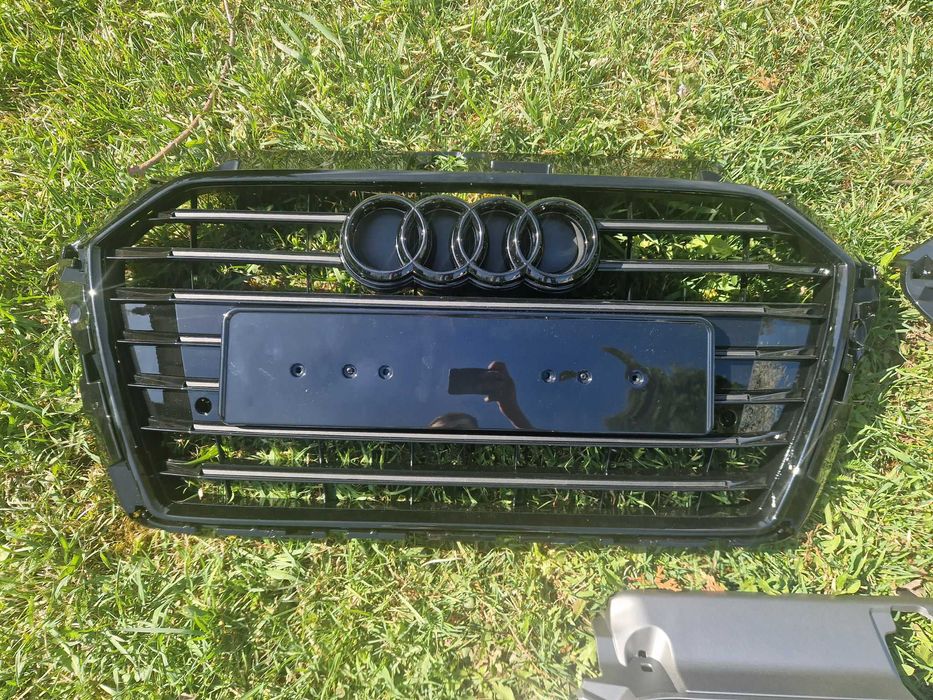 Решетка радиатора в стиле S-Line на Audi A3 8V 2016-2020г ауди а3