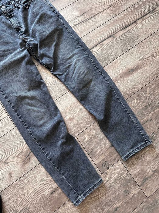 Spodnie jeansowe LEVIS 502 męskie szare denim r. 33 (M)
