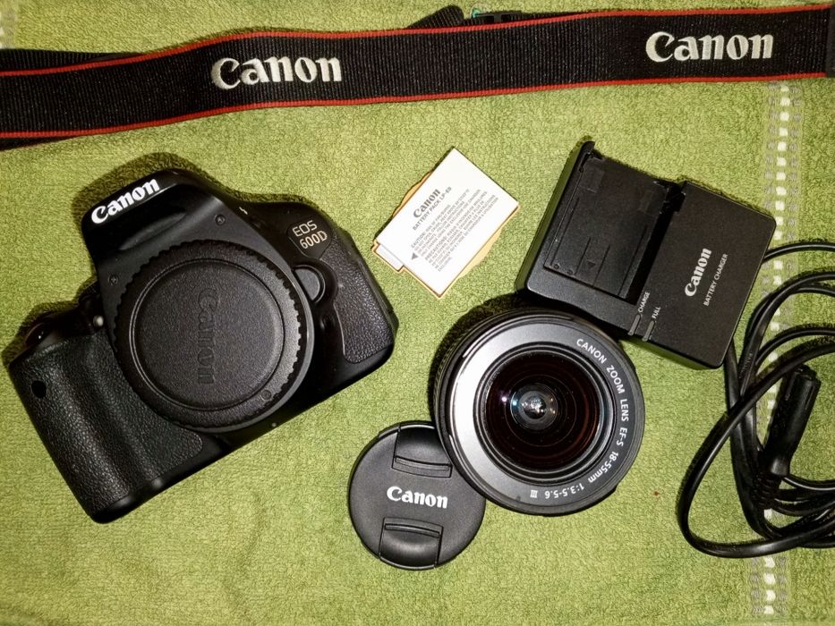 Canon 600D com Lente 18-55mm – Como Nova + 4 Anos de Garantia