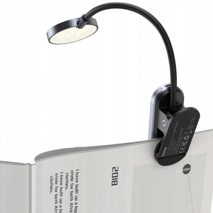 Baseus Mini Clip Lamp лампа для читання з кліпсою (DGRAD-0G)