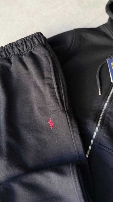 Чоловічий Мужской Спортивний костюм Polo Ralph Lauren Black