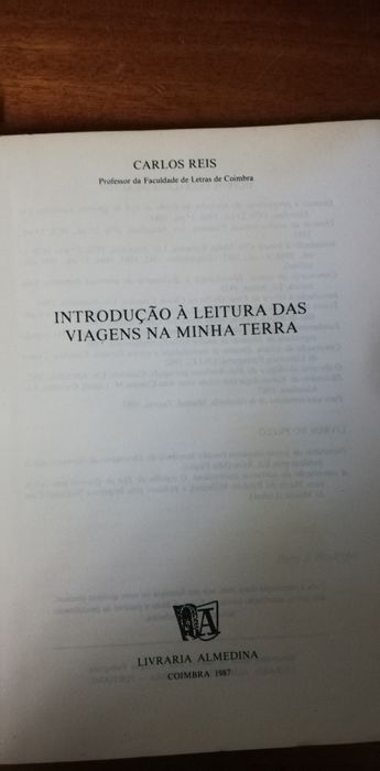 Livro Introdução à leitura das Viagens na Minha Terra
