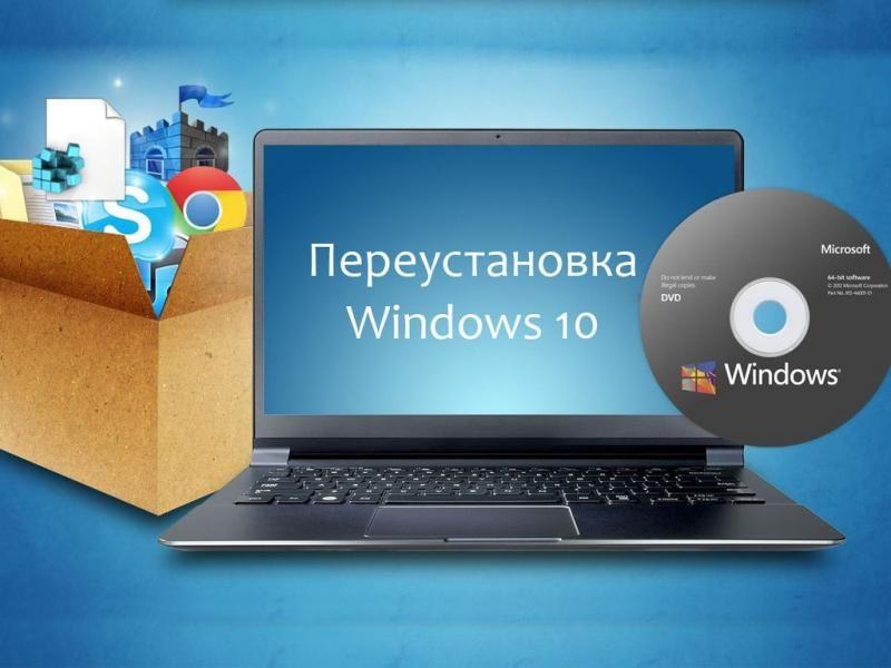 Переустановка/установка Windows на ПК.