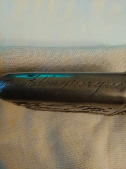 Fosforeira em Prata Javali 1901 oferecida pelo Rei D. Carlos