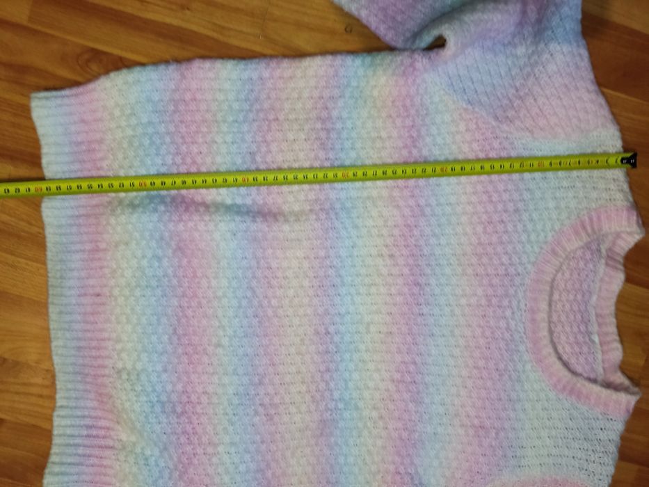 Sweter damski tęczowy