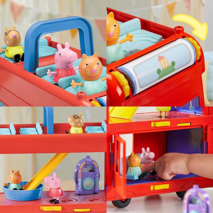 Ігровий набір Автобус для вечірки Свинки Пеппи Peppa Pig Party Bus