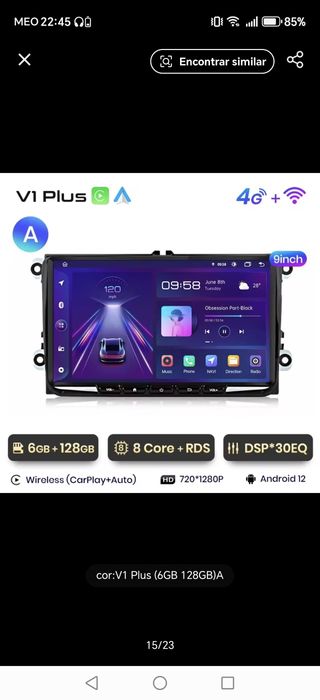 Rádio 2 din passat Junsun